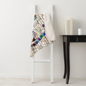 Egyptische kat - Mozaïek kunst Sherpa Deken (In situ)