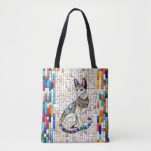 Egyptische kat - Mozaïek kunst