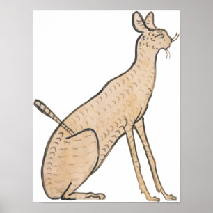Egyptische kat poster