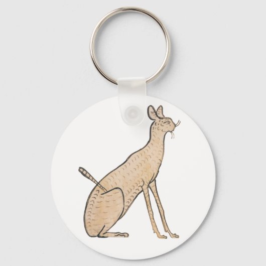 Egyptische kat sleutelhanger (Voorkant)