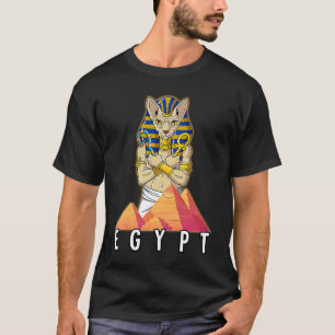 Egyptische kat Sphynx Pharaoh T-shirt