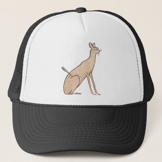 Egyptische kat trucker pet (Voorkant)