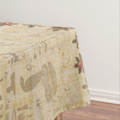 Egyptische katten en ankhkruis tafelkleed (Voorbeeld)