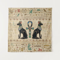 Egyptische katten en ankhkruis