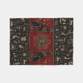 Egyptische katten en ogen van paarden fleece deken (Voorkant (Horizontaal))