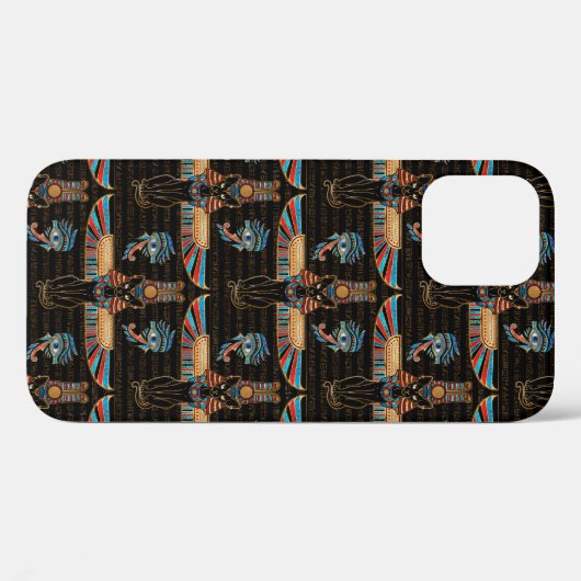 Egyptische katten en Oog-oortonpatroon Case-Mate iPhone Case (Achterkant (horizontaal))