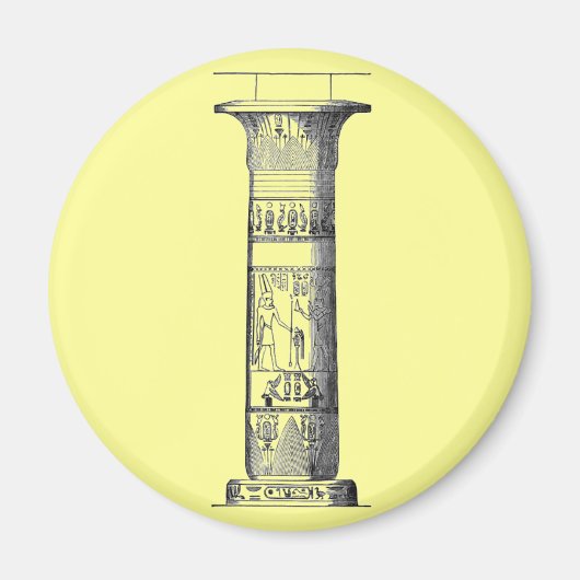 Egyptische Kolom Magneet (Voorkant)