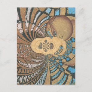 egyptische koning op pyprus.png briefkaart