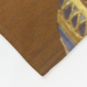 Egyptische koning Tut Fleece Deken (Hoek)