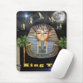Egyptische koning tut mousepad muismat (Met muis)