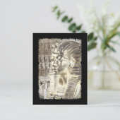 Egyptische koning Tut Pharaoh Tutankhamun Wall Art Briefkaart (Staand voorkant)