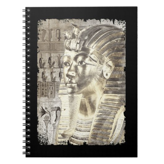 Egyptische koning Tut Pharaoh Tutankhamun Wall Art Notitieboek (Voorkant)