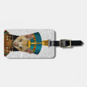 Egyptische koningin Cat Bagagelabel (Voorkant horizontaal)