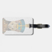 Egyptische koningin Cat Bagagelabel (Achterkant horizontaal)
