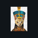 Egyptische koningin Cat Canvas Afdruk<br><div class="desc">Gezelschapsdieren</div>