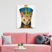 Egyptische koningin Cat Canvas Afdruk (Insitu (Woonkamer))