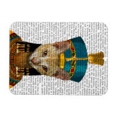 Egyptische koningin Cat Magneet (Horizontaal)