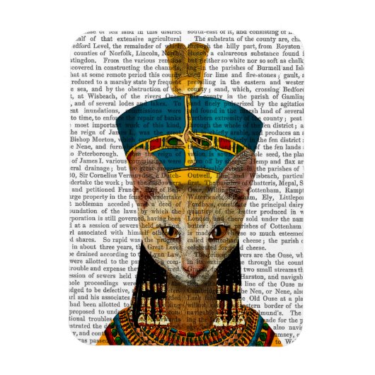Egyptische koningin Cat Magneet (Verticaal)