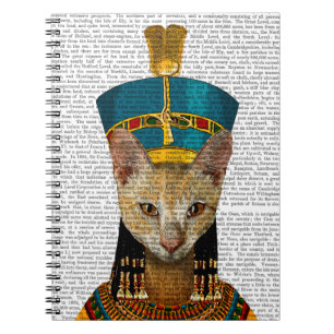 Egyptische koningin Cat Notitieboek