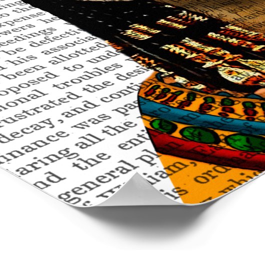 Egyptische koningin Cat Poster (Hoek)