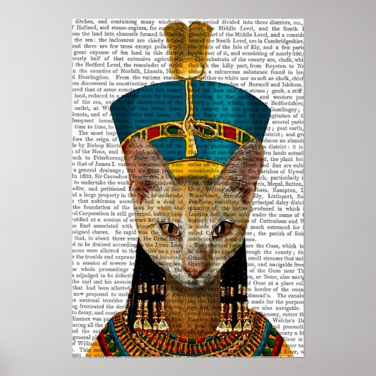 Egyptische koningin Cat Poster (Voorkant)