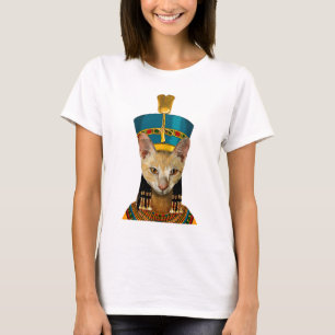 Egyptische koningin Cat T-shirt