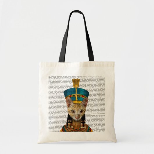 Egyptische koningin Cat Tote Bag (Voorkant)