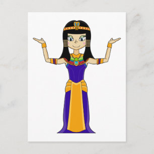 Egyptische koningin Cleopatra Briefkaart