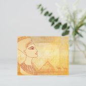 Egyptische koningin Cleopatra Briefkaart (Staand voorkant)
