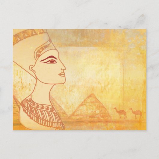 Egyptische koningin Cleopatra Briefkaart (Voorkant)