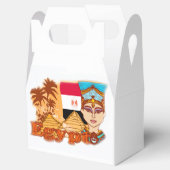 Egyptische koningin cleopatra Favor Box Bedankdoosjes (Geopend)