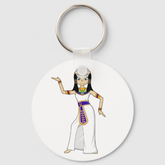 Egyptische koningin Cleopatra Sleutelhanger (Voorkant)