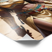 Egyptische koningin foto afdruk (Hoek)