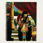 Egyptische koningin kat draak planner (Voorkant)