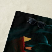 Egyptische koningin kat Dragon Strandlaken (In situ)