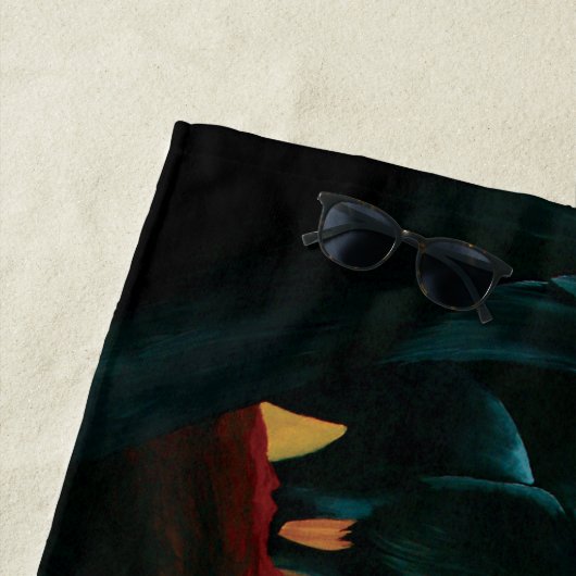 Egyptische koningin kat Dragon Strandlaken (In situ)