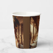 Egyptische Koningin Majestueuze Kunst: Oude Royalt Papieren Bekers (Links)