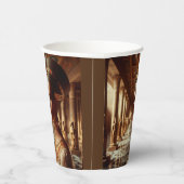 Egyptische Koningin Majestueuze Kunst: Oude Royalt Papieren Bekers (Rechts)