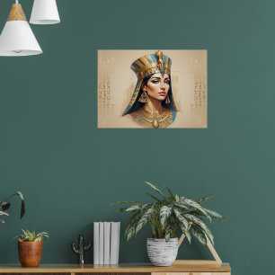 Egyptische Koningin Muurkunst – De Geest van het O Poster