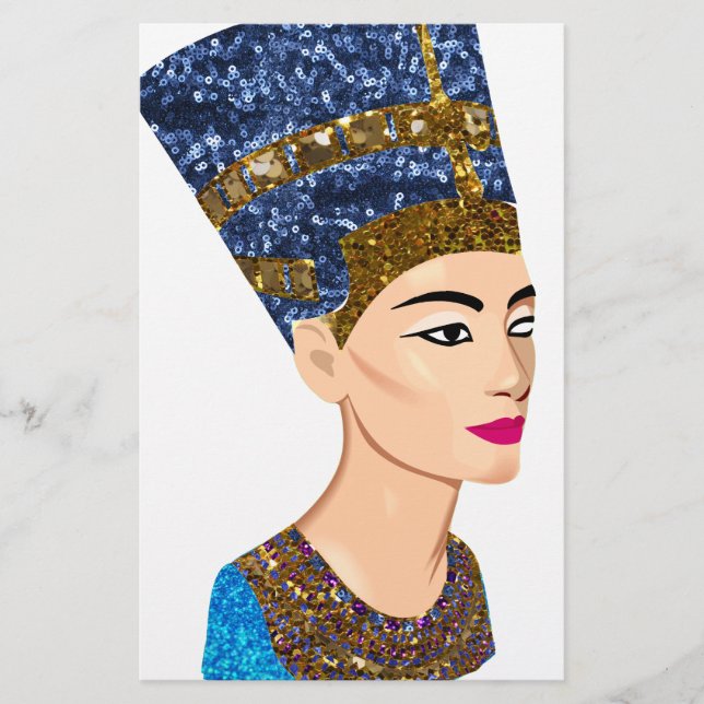 egyptische koningin nefertiti (Voorkant)