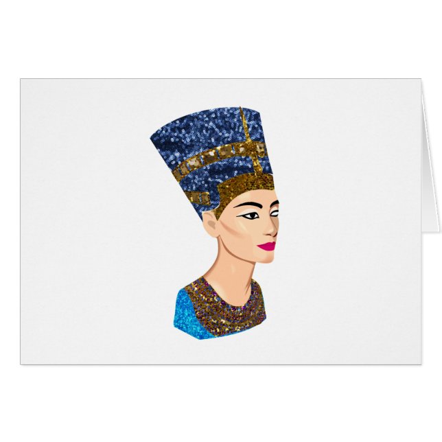 egyptische koningin nefertiti (Voorkant Horizontaal)
