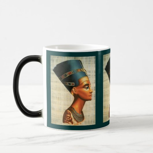 Egyptische koningin Nefertiti ancient History Drin Magische Mok (Links)