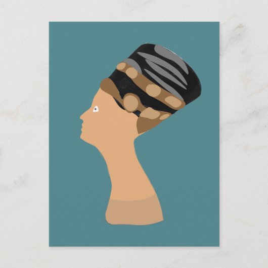 Egyptische koningin Nefertiti Briefkaart (Voorkant)