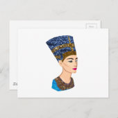 egyptische koningin nefertiti briefkaart (Voorkant / Achterkant)