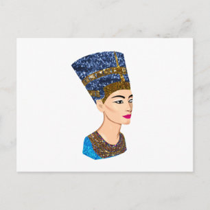 egyptische koningin nefertiti briefkaart