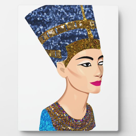 egyptische koningin nefertiti fotoplaat (Voorkant)