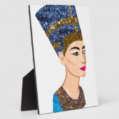 egyptische koningin nefertiti fotoplaat (Zijkant)