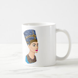 egyptische koningin nefertiti koffiemok