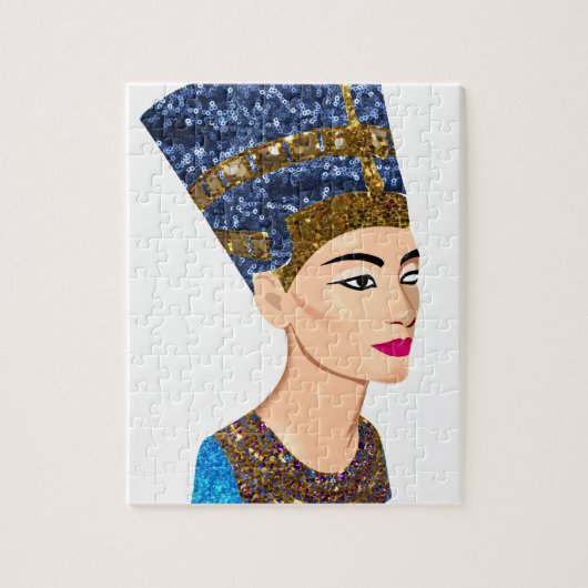 egyptische koningin nefertiti legpuzzel (Verticaal)