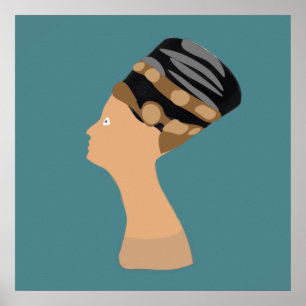 Egyptische koningin Nefertiti Poster